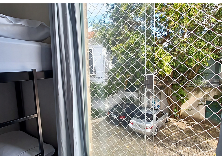 Cama en habitación compartida cerca de Ibirapuera y CASV